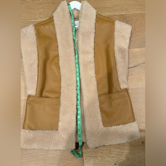 A.L.C. Sutton Faux Shearling Vest S - Picture 9 of 9